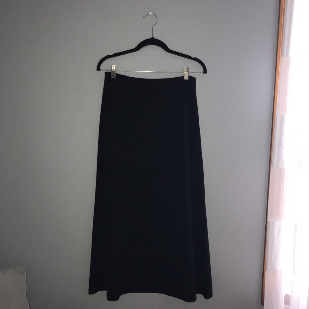 JONES NY Black Ankle Length Skirt
